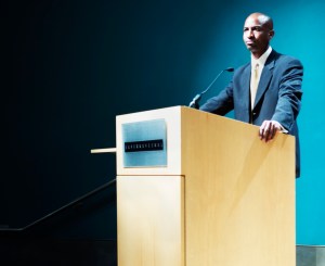 Speaker at Podium